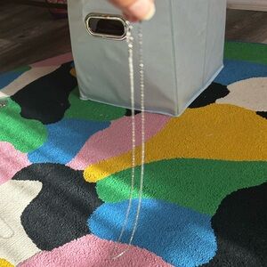 Plain sterling silver chain